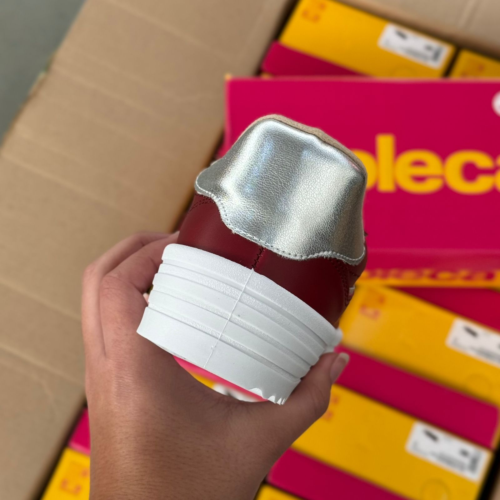 Tênis Moleca Casual Risco Metálico 5782.316