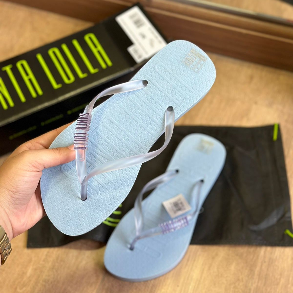 Chinelo Santa Lolla Flip Flop Borracha 05A9.3750.0016