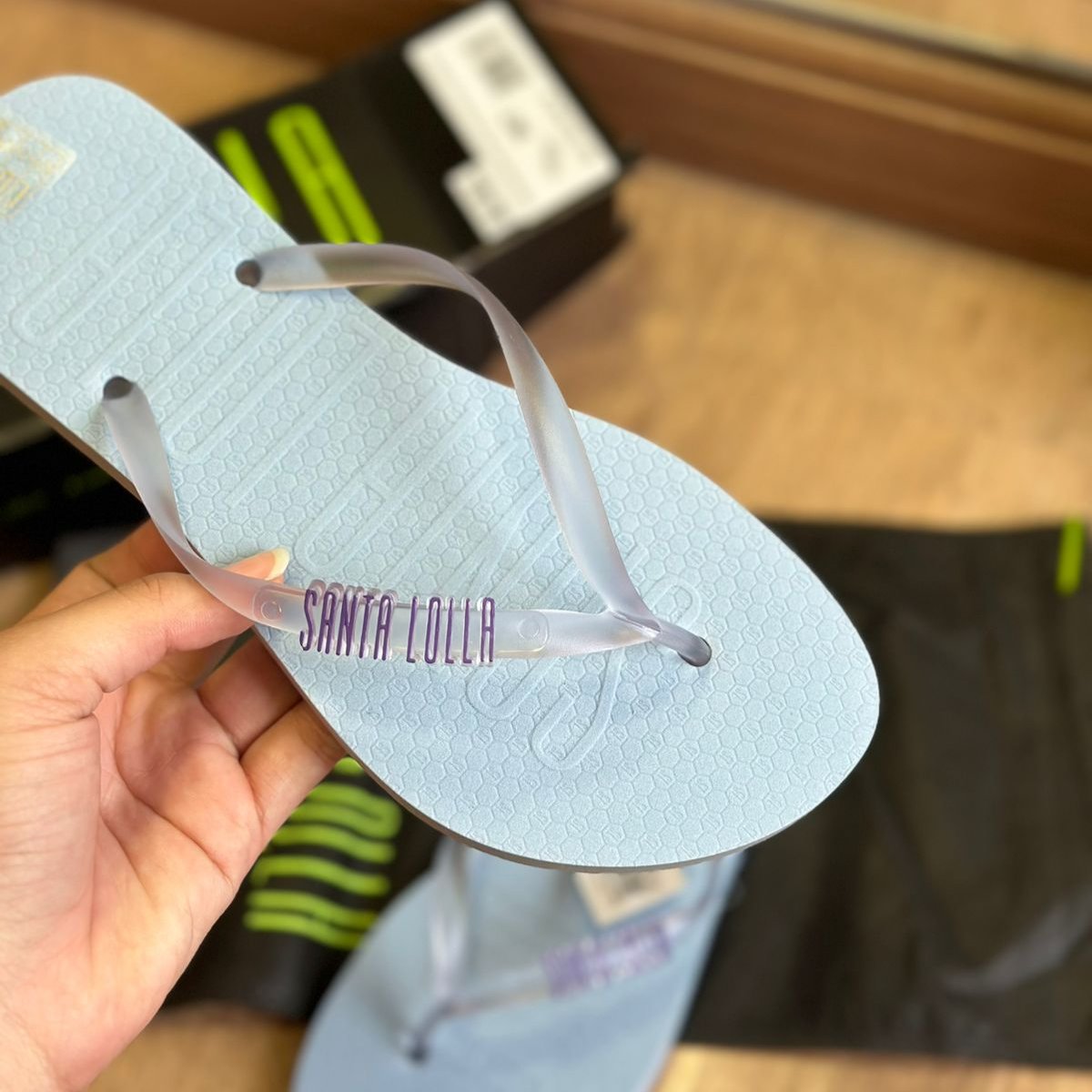 Chinelo Santa Lolla Flip Flop Borracha 05A9.3750.0016