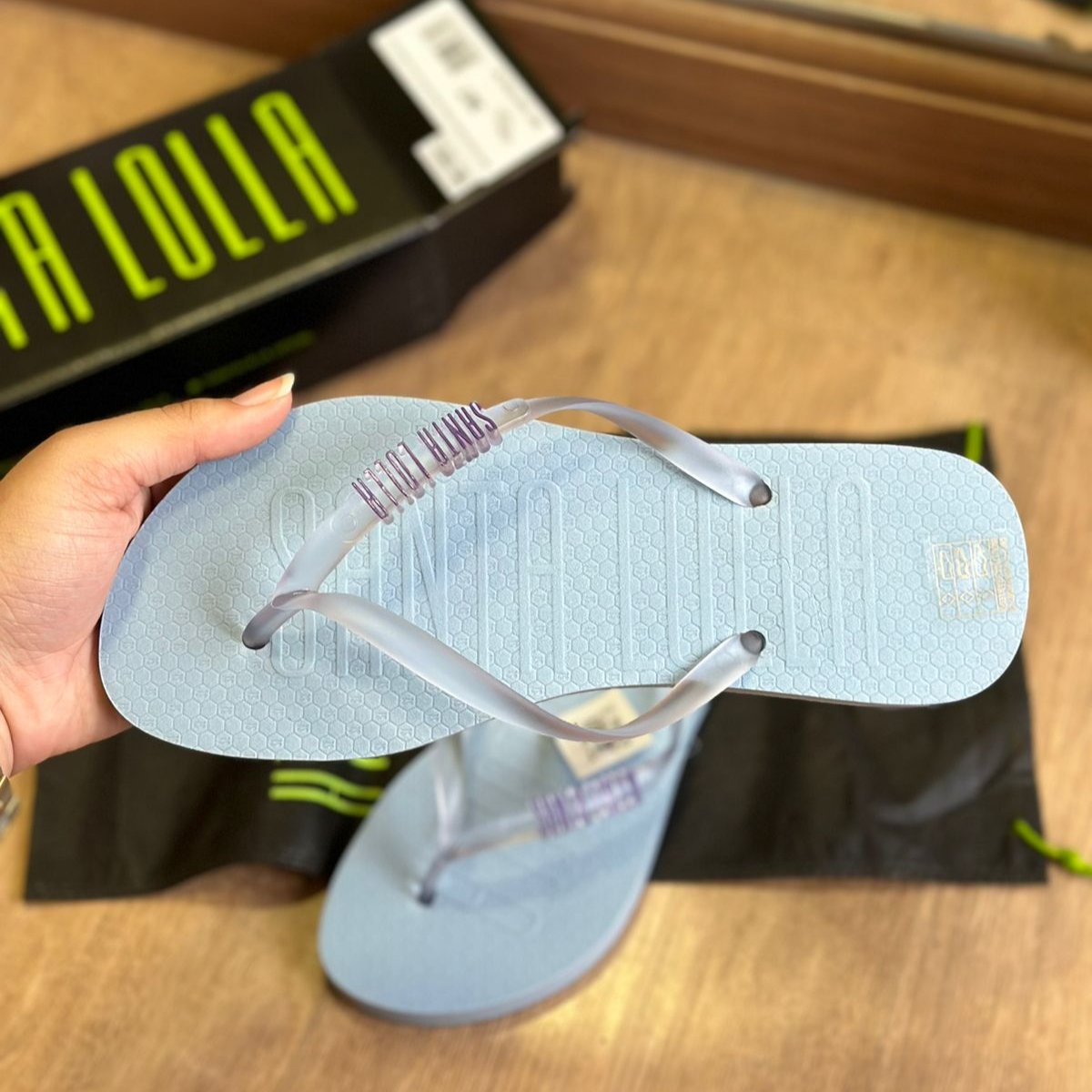 Chinelo Santa Lolla Flip Flop Borracha 05A9.3750.0016