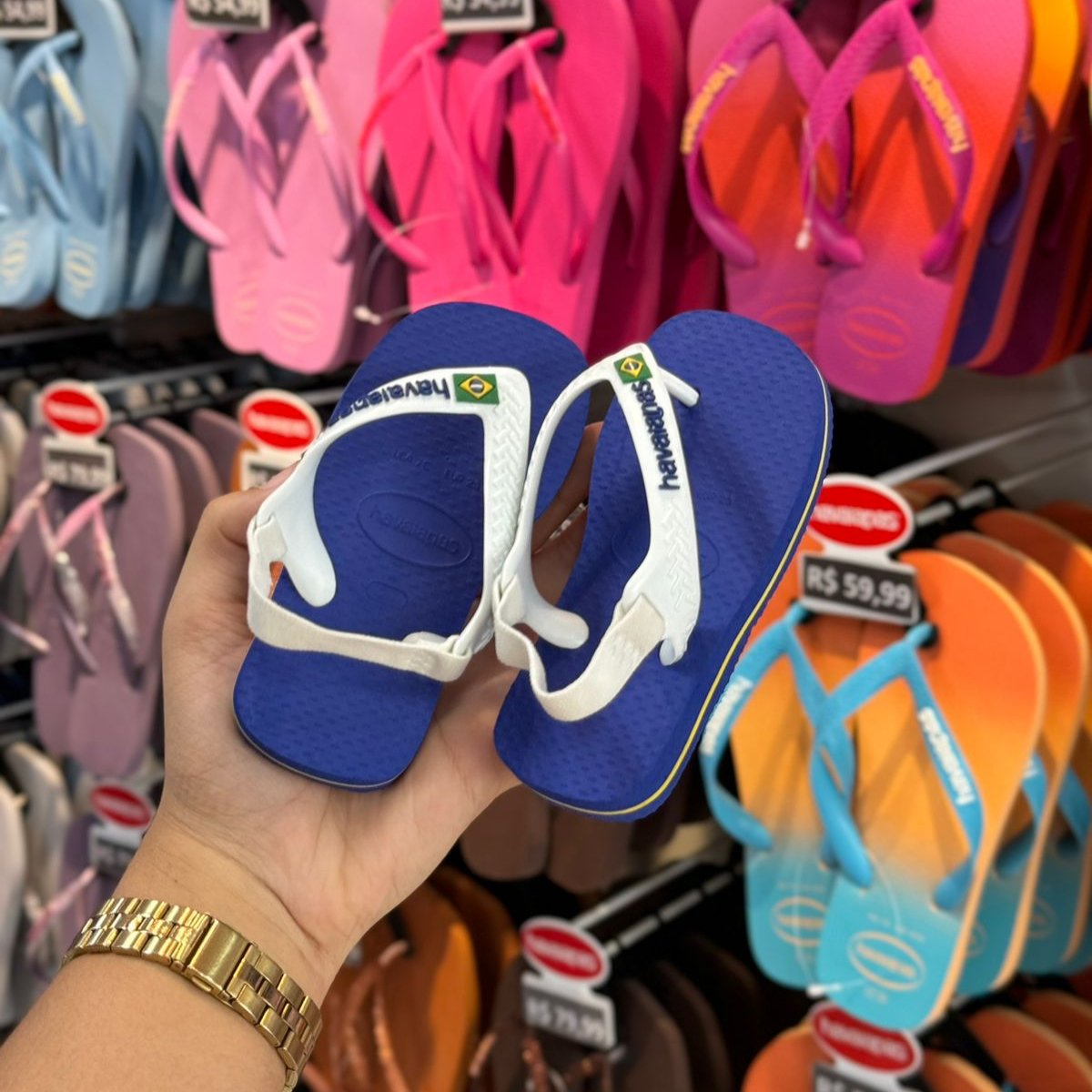 Havaianas Brasil - Kit Família (Azul Naval)