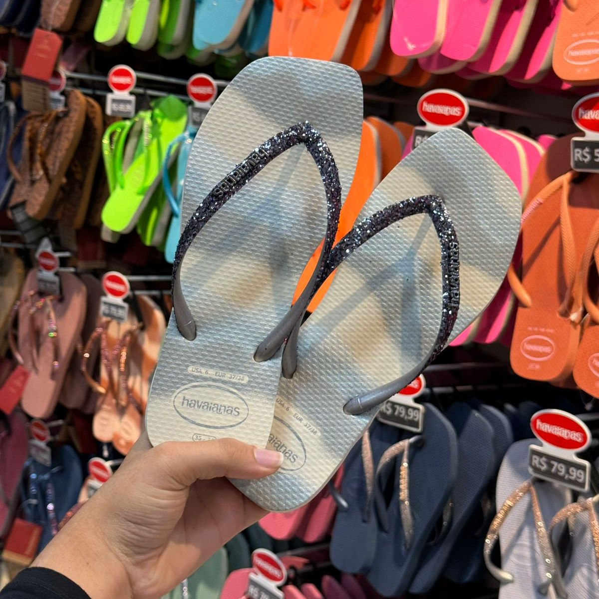 Havaianas Slim Square Glitter Party
