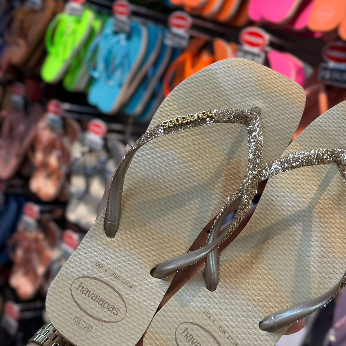 Havaianas Slim Square Glitter Party