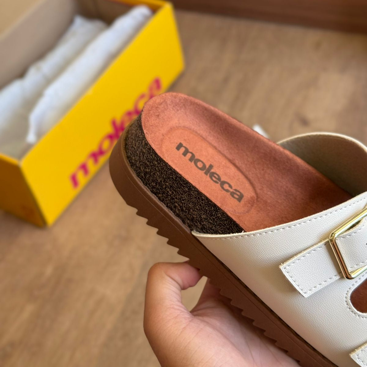Sandália Moleca Birken Metalizado 5500.105