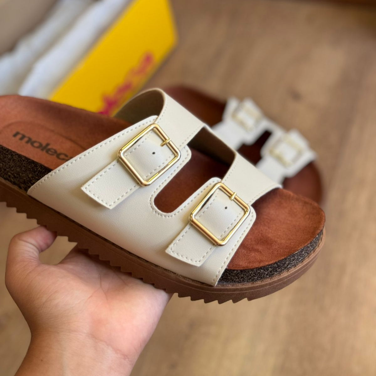 Sandália Moleca Birken Metalizado 5500.105