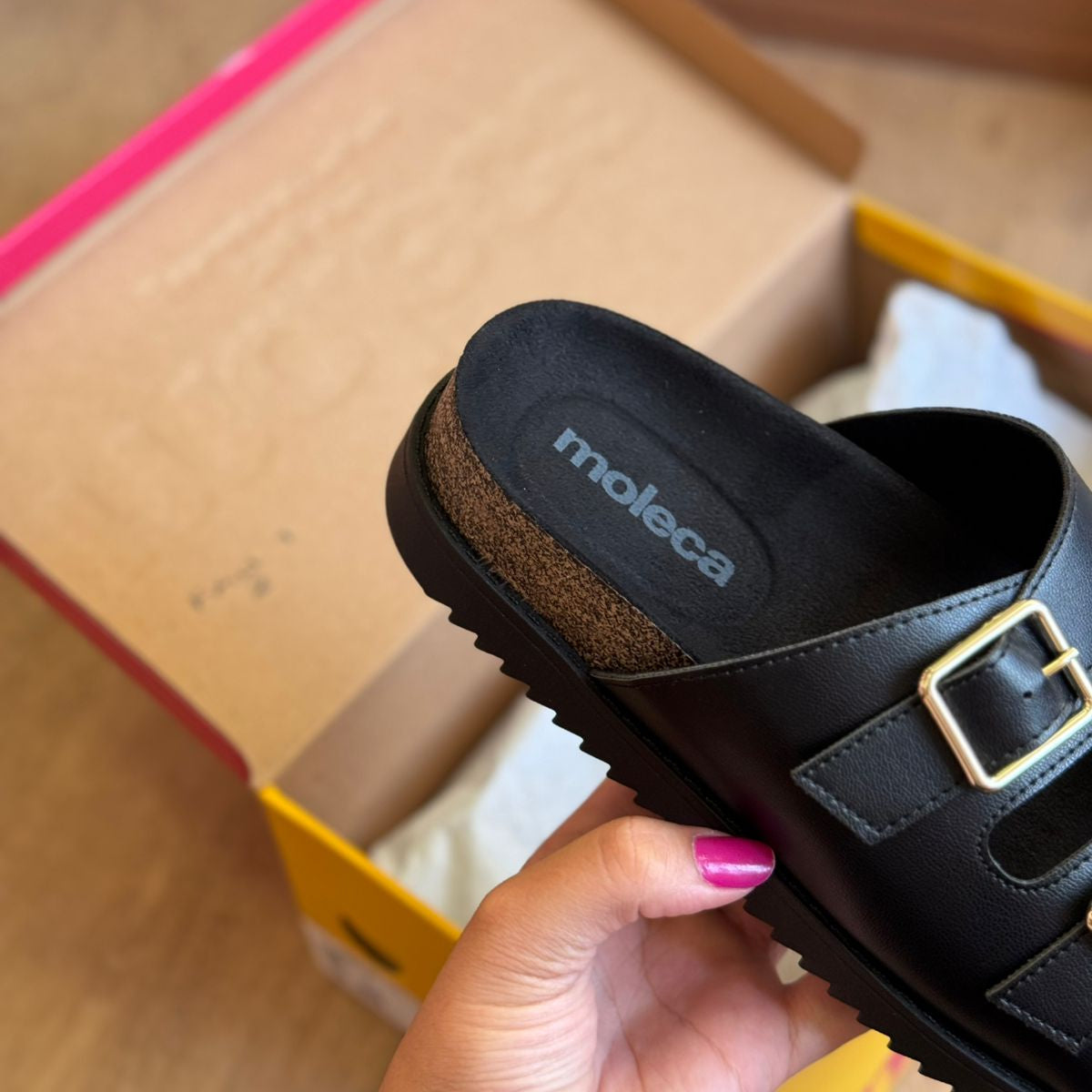 Sandália Moleca Birken Metalizado 5500.105