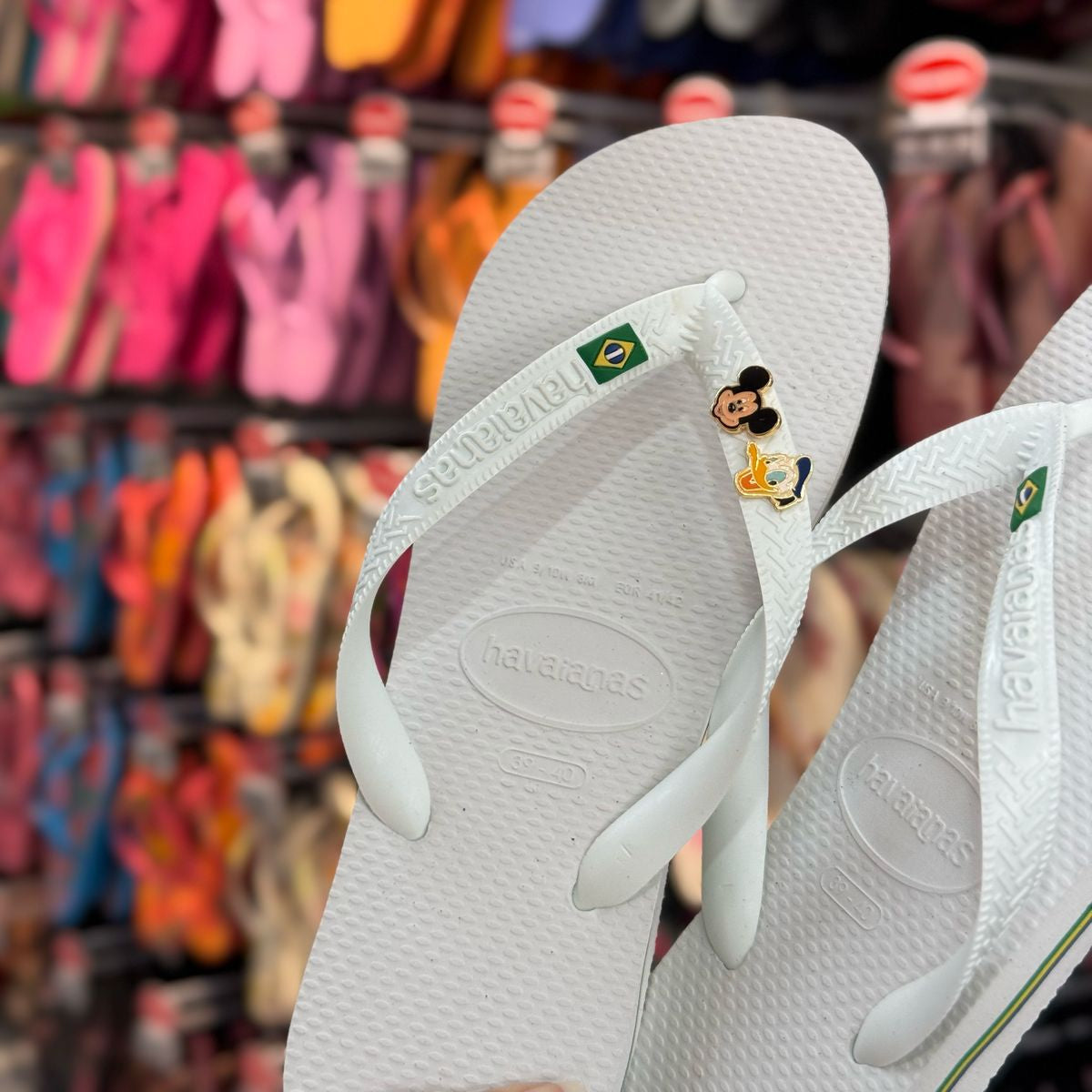 Havaianas Brasil Logo + Pins Disney