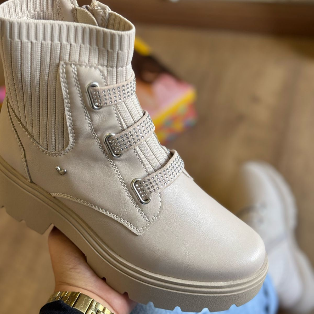Bota Coturno Mississipi Solado Tratorado Alto MI611