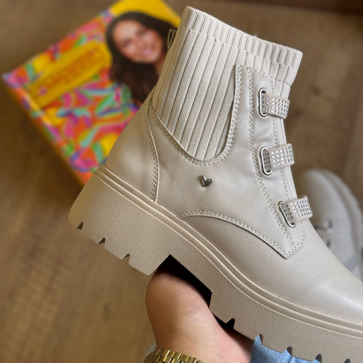 Bota Coturno Mississipi Solado Tratorado Alto MI611