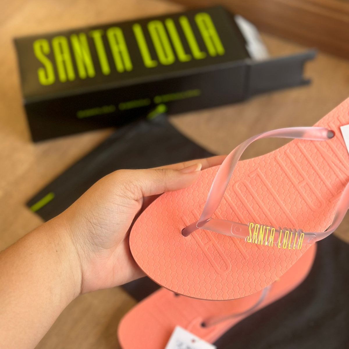Chinelo Santa Lolla Flip Flop Borracha 05A9.3750.0016