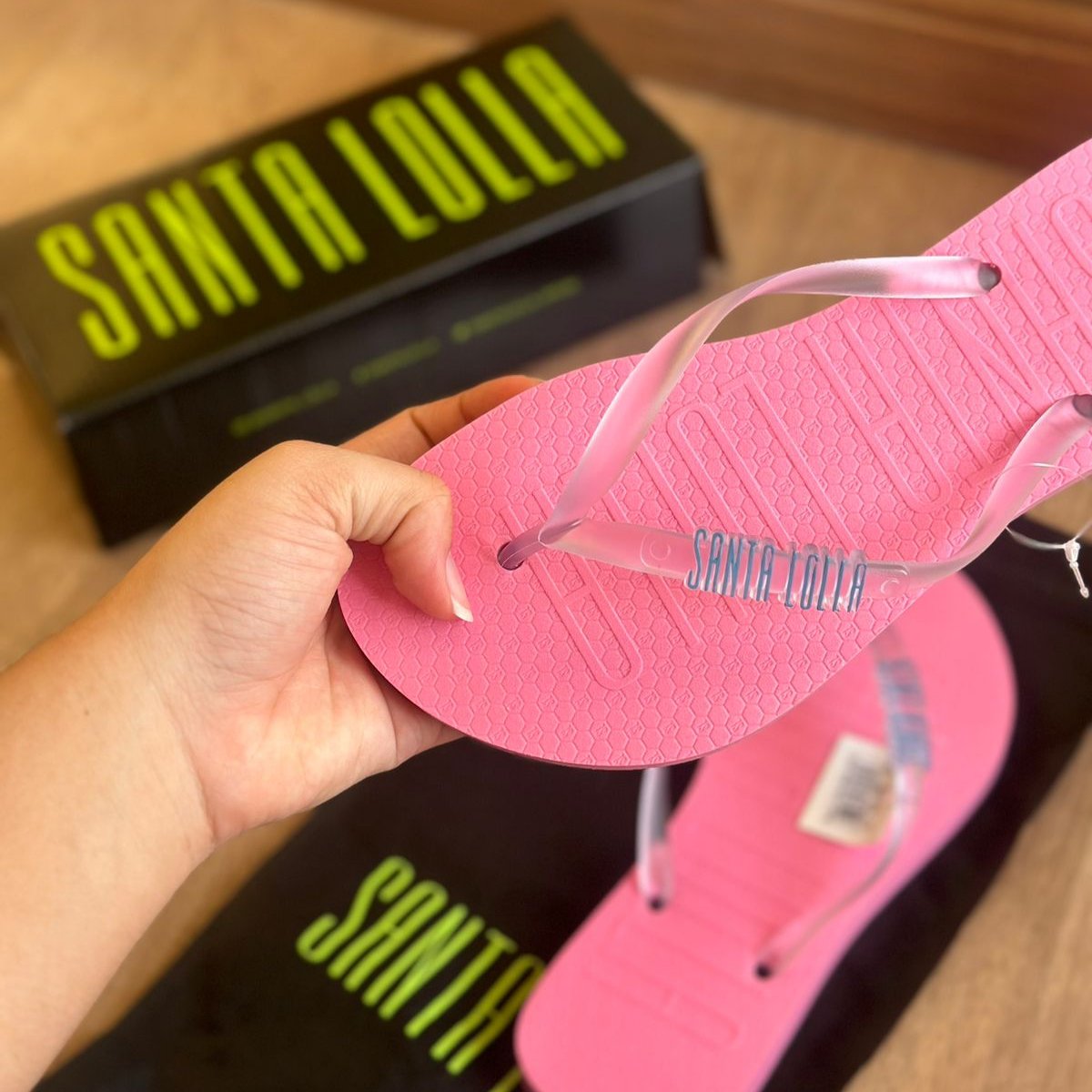 Chinelo Santa Lolla Flip Flop Borracha 05A9.3750.0016
