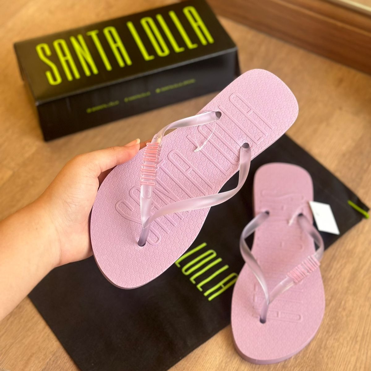Chinelo Santa Lolla Flip Flop Borracha 05A9.3750.0016