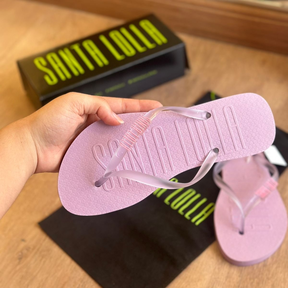 Chinelo Santa Lolla Flip Flop Borracha 05A9.3750.0016
