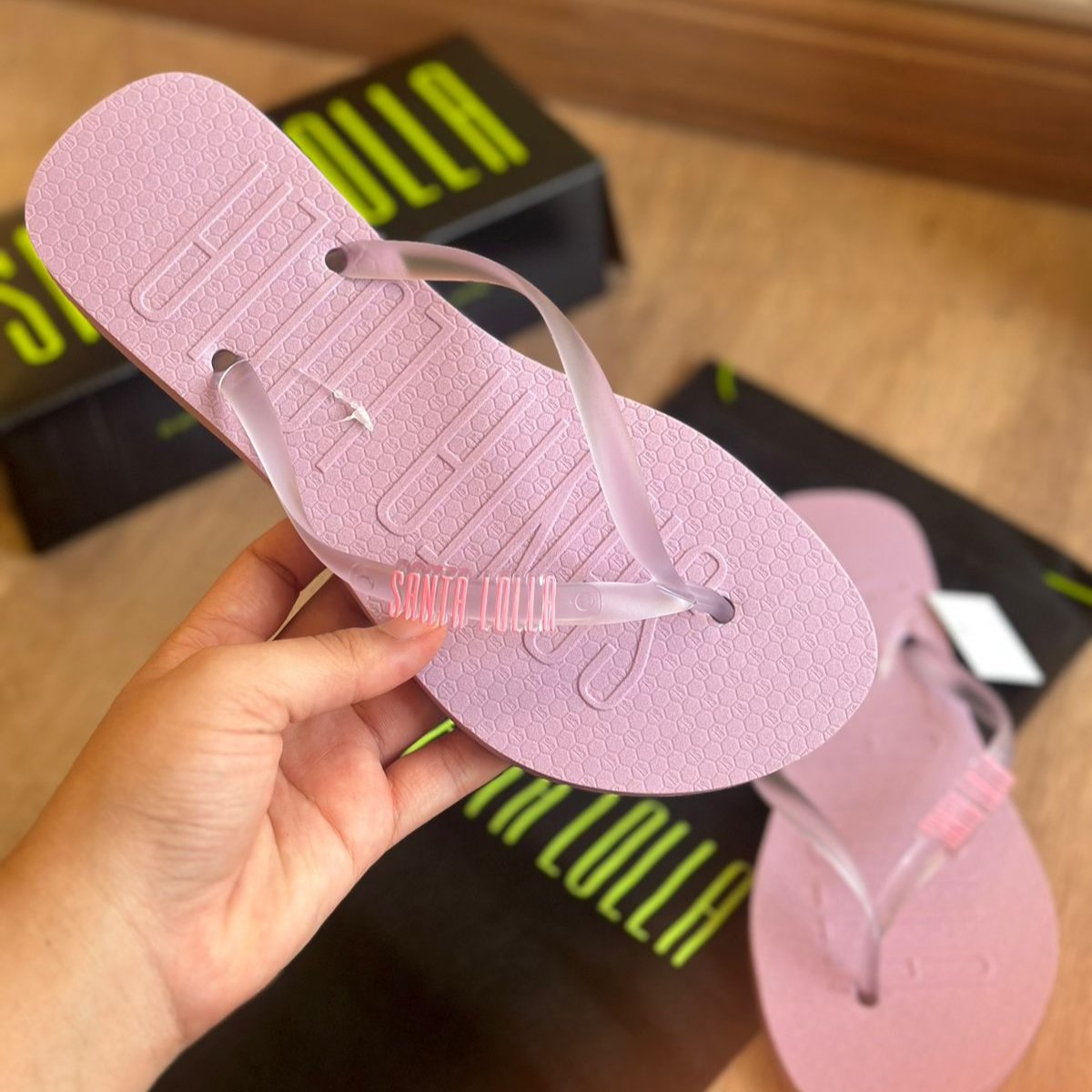 Chinelo Santa Lolla Flip Flop Borracha 05A9.3750.0016