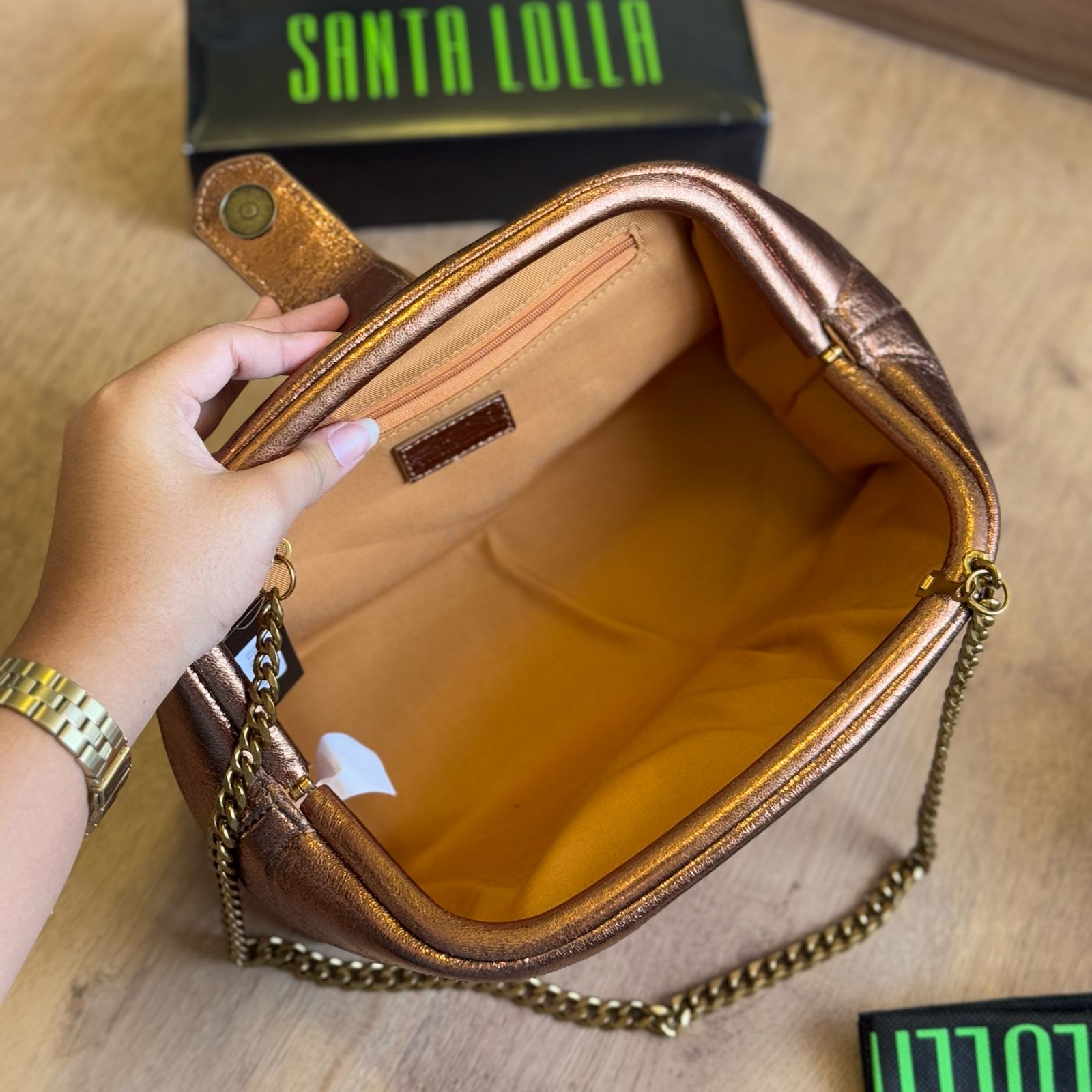 Bolsa Santa Lolla Clutch Alça De Ombro 0450.4EB9