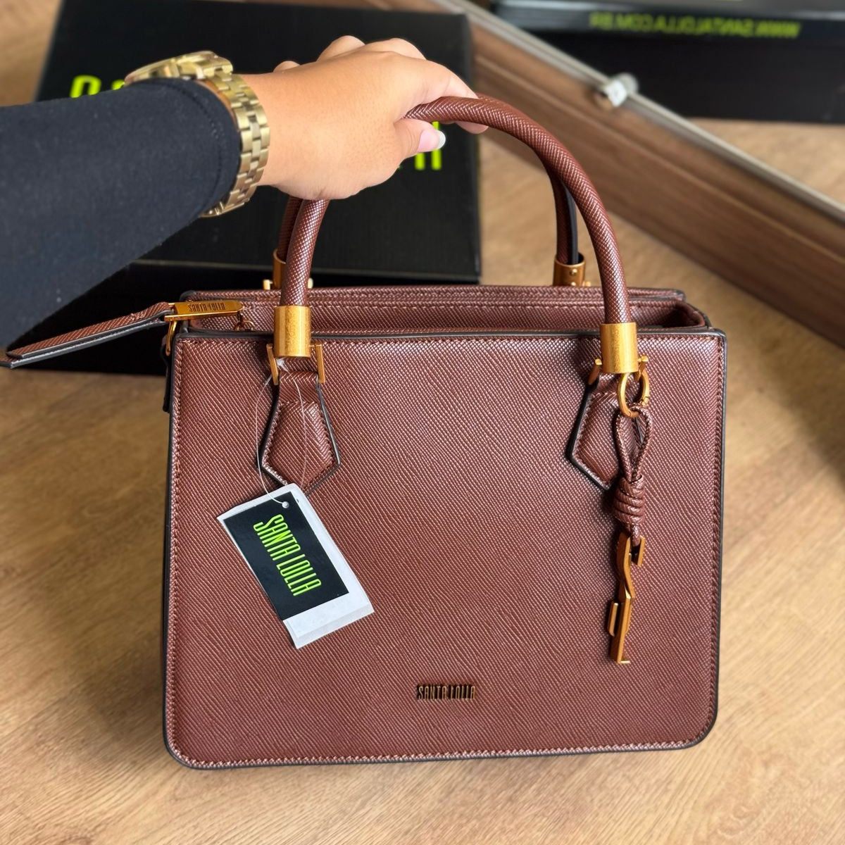 Bolsa Santa Lolla Tote Risco Duas Alças 0452.1E48.0065