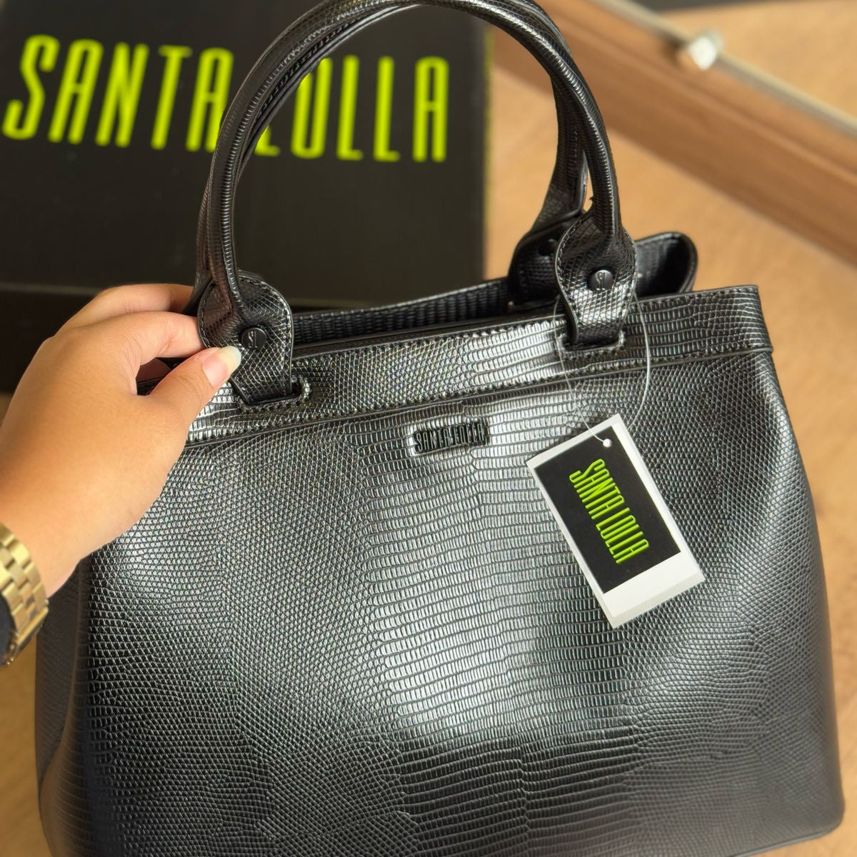 Bolsa Tote Santa Lolla Alça Dupla Transversal 0453.36E2