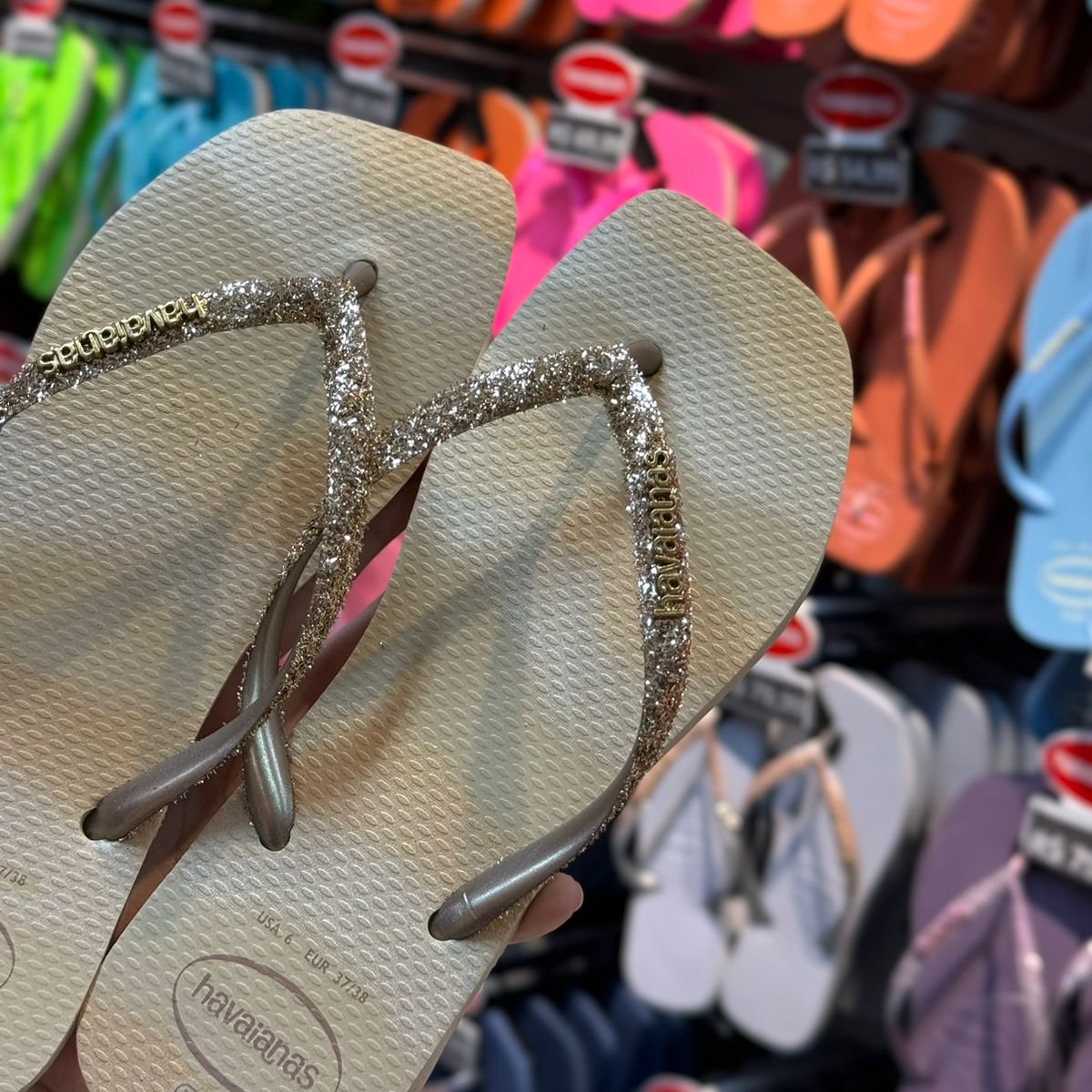 Havaianas Slim Square Glitter Party