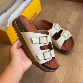 Sandália Moleca Birken Metalizado 5500.105