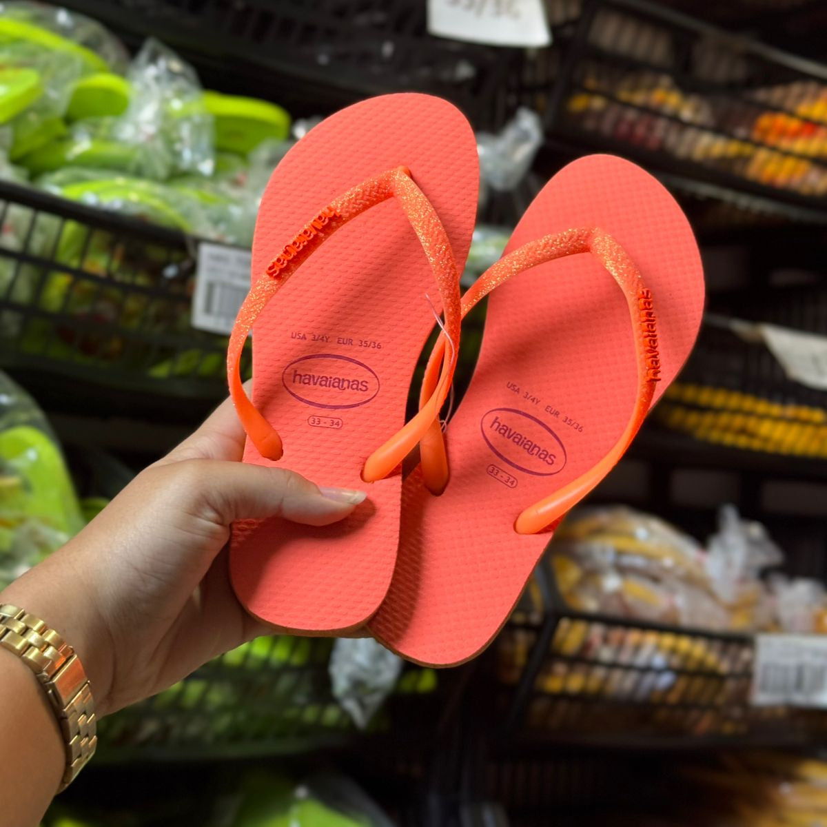 Havaianas Slim Neon Glitter