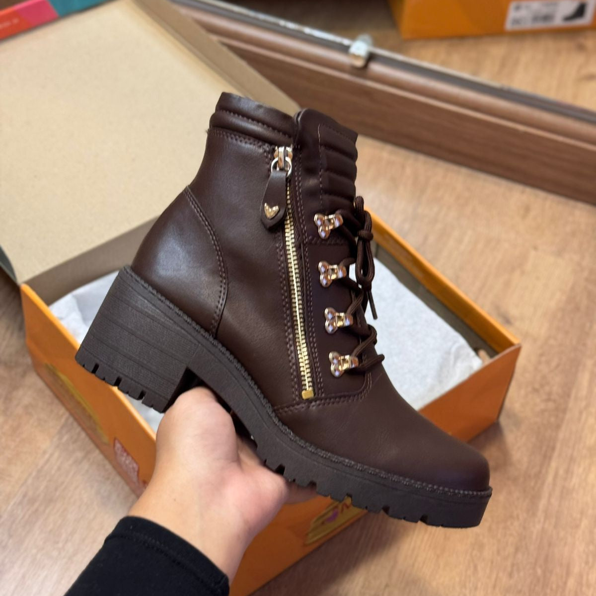 Bota Coturno Mississipi de Salto Bloco MI621