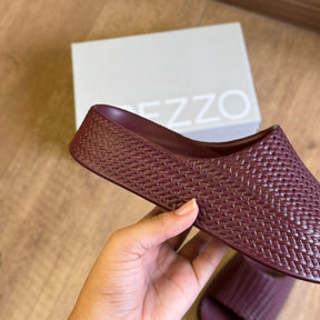Slide Arezzo Tressê Flatform Tira Z191580001