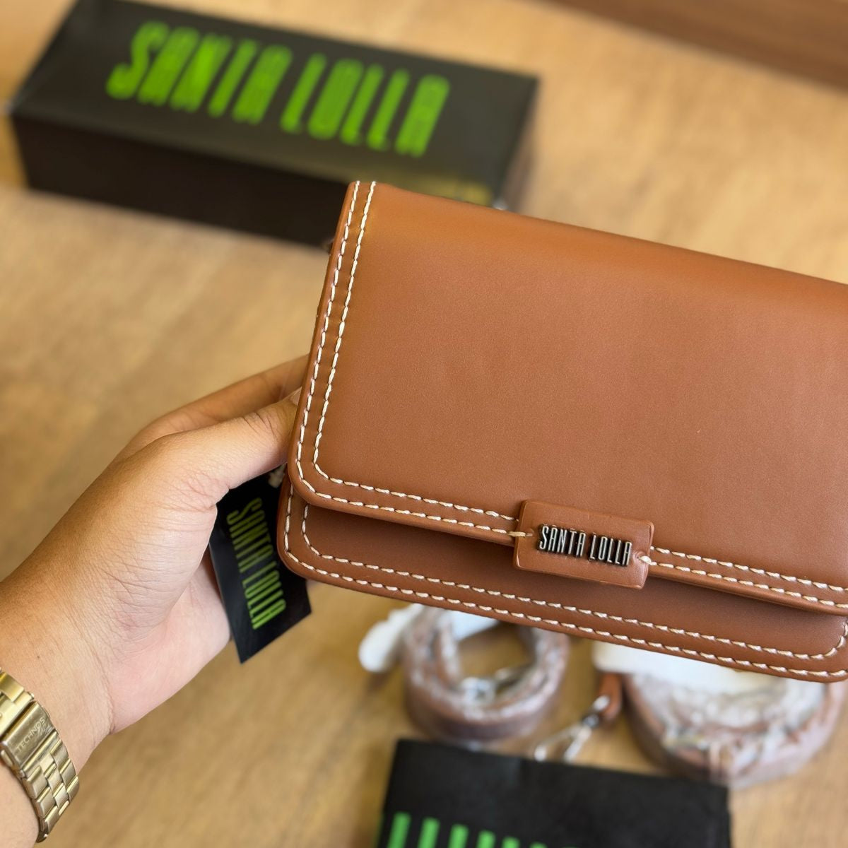 Bolsa Santa Lolla Soft Safari Alça De Ombro 0470.4571.037B