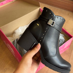 Bota Coturno Dakota Detalhes em Prata DA761