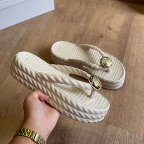 Sandália Arezzo Flatform Marrocos Mid Z190830005