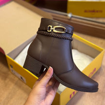 Bota Moleca Salto Bloco - QUEIMA DE ESTOQUE